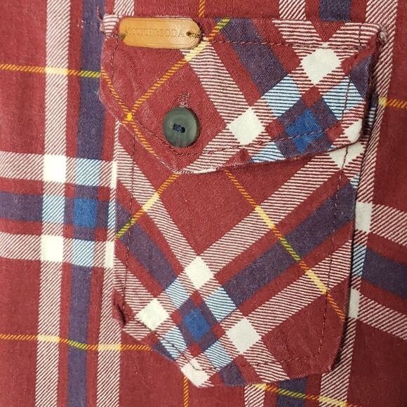 Scotch & Soda Plaid Lumber Button Down Shirt - Picture 2 of 11